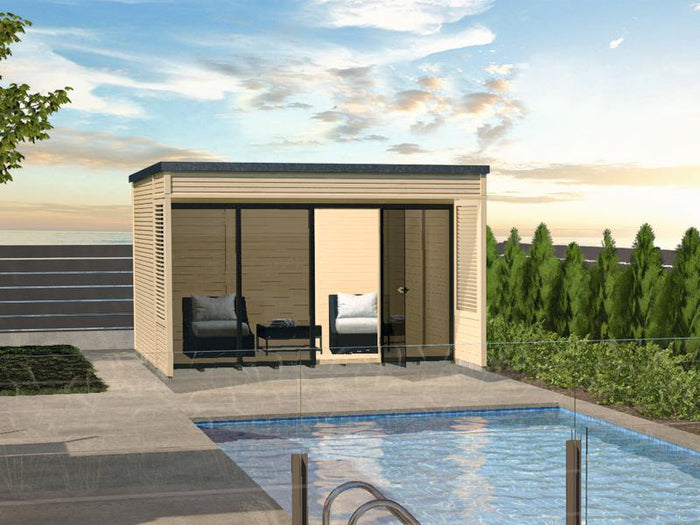 Weka Gartenhaus Cubilis 2.0 Gr. 2 45 mm natur