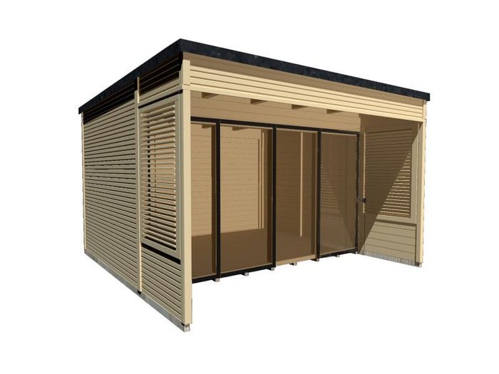 Weka Gartenhaus Cubilis 2.0 Gr. 2 45 mm natur