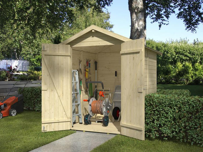 Weka Gartenhaus Mori Gr. 3.1 mit Satteldach, inkl. Fußboden