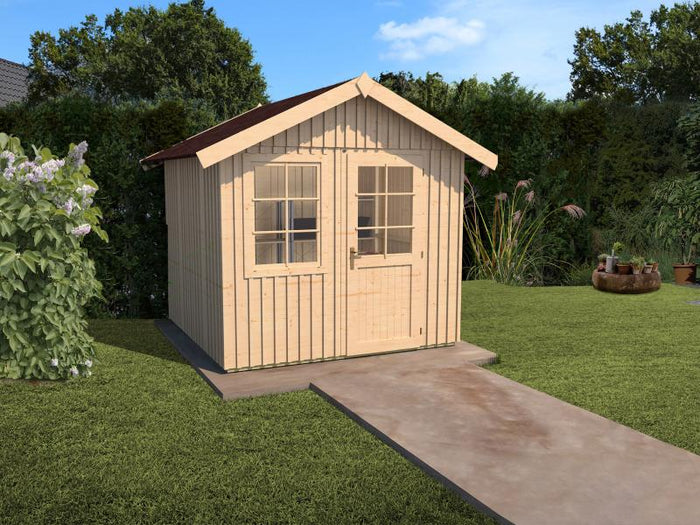 Weka Gartenhaus Schwedenhaus 410 Gr. 2 natur