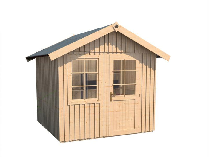 Weka Gartenhaus Schwedenhaus 410 Gr. 2 natur