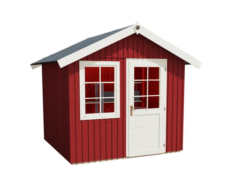 Weka Gartenhaus Schwedenhaus 410 Gr. 2 schwedenrot