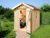 Weka Gartenhaus Schwedenhaus Größe 1 natur