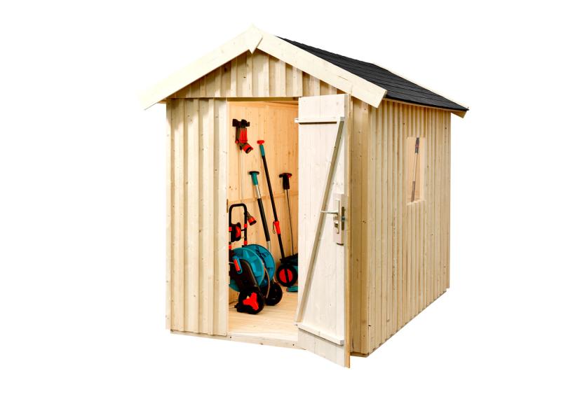 Weka Gartenhaus Schwedenhaus Größe 1 natur