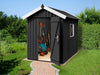 Weka Gartenhaus Schwedenhaus Größe 1 anthrazit