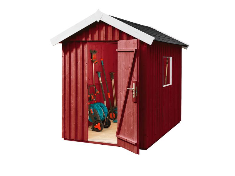 Weka Gartenhaus Schwedenhaus Größe 2 schwedenrot