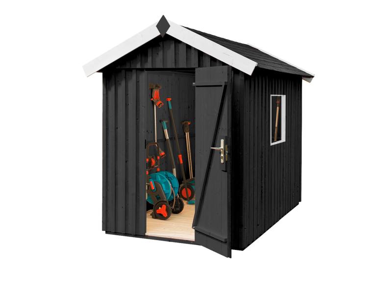 Weka Gartenhaus Schwedenhaus Größe 2 anthrazit