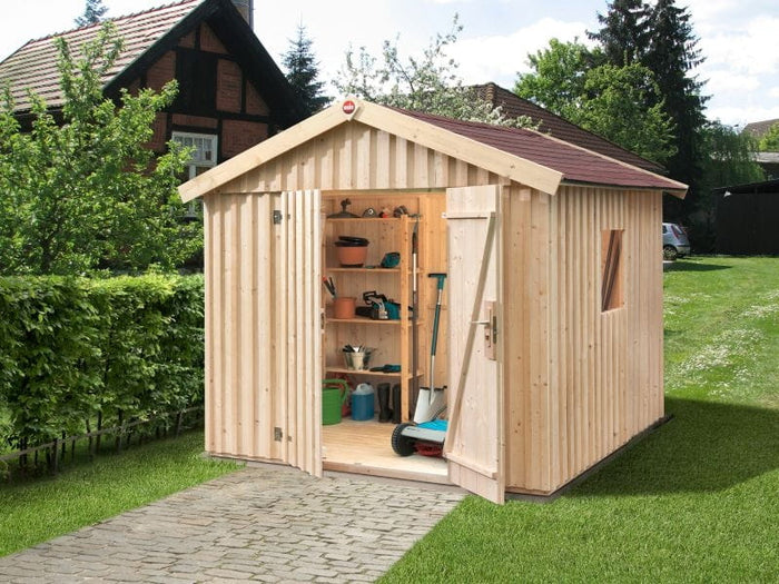 Weka Gartenhaus Schwedenhaus Größe 3 natur