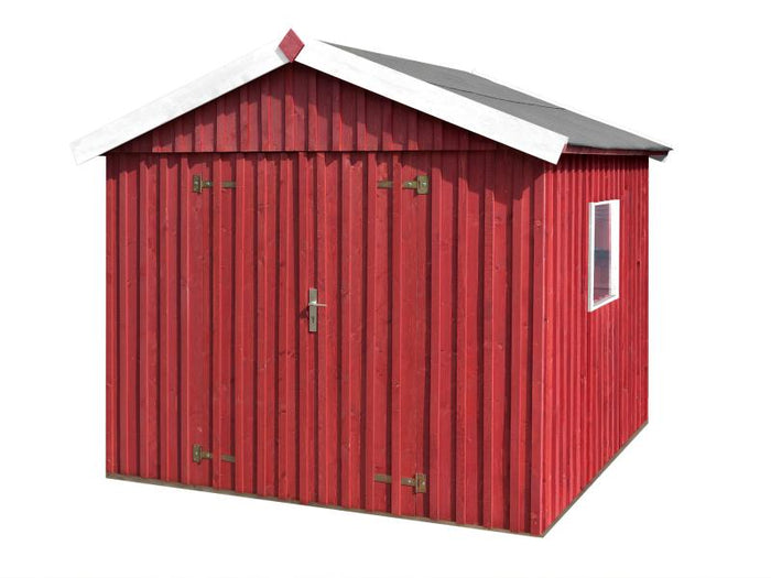 Weka Gartenhaus Schwedenhaus Größe 3 schwedenrot