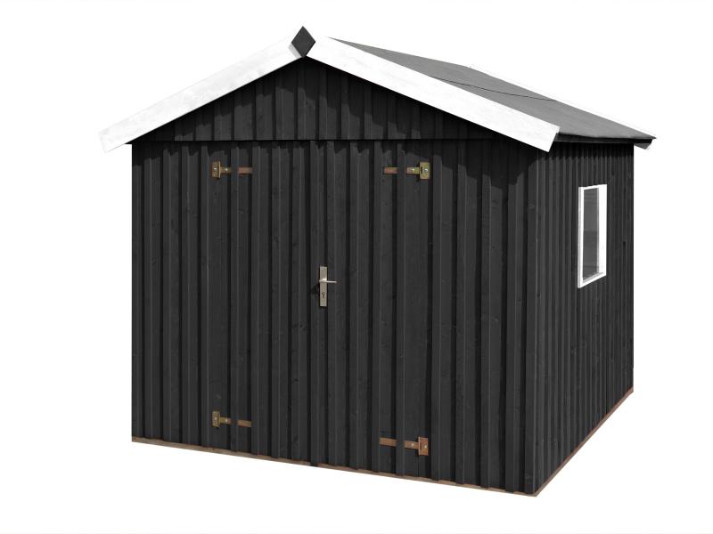 Weka Gartenhaus Schwedenhaus Größe 3 anthrazit