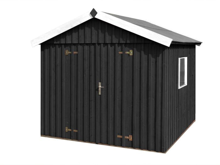 Weka Gartenhaus Schwedenhaus Größe 3 anthrazit