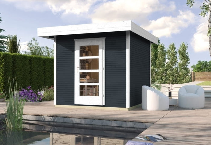 Weka Gartenhaus wekaLine 172 Größe 2 anthrazit