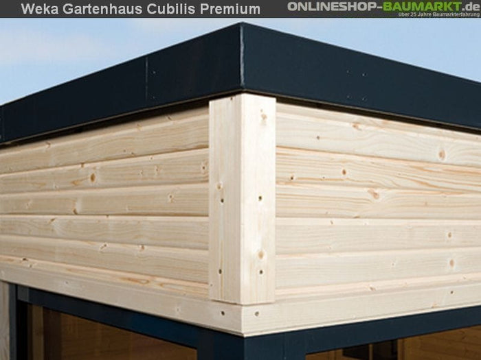 Weka Gartenhaus wekaLine 412 Größe 1 45 mm Premium