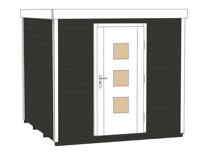 Weka Gartenhaus wekaLine 413 Gr 1 anthrazit