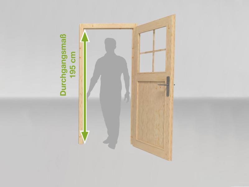 Weka Gartenhaus wekaLine 413 Gr 2 natur