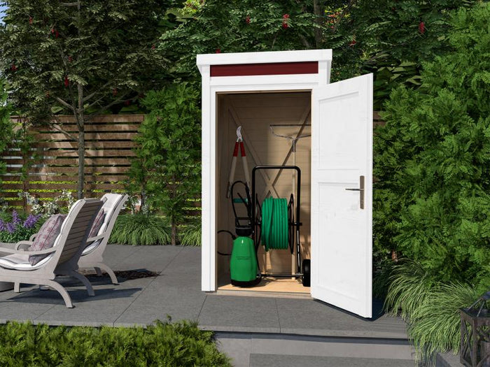 Weka Gerätehaus 367 schwedenrot 19 mm