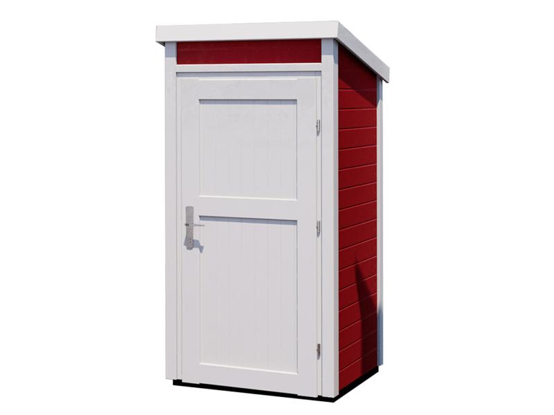 Weka Gerätehaus 367 schwedenrot 19 mm