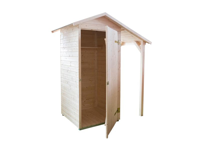 Weka Geräteschrank mit Schleppdach und Einzeltür