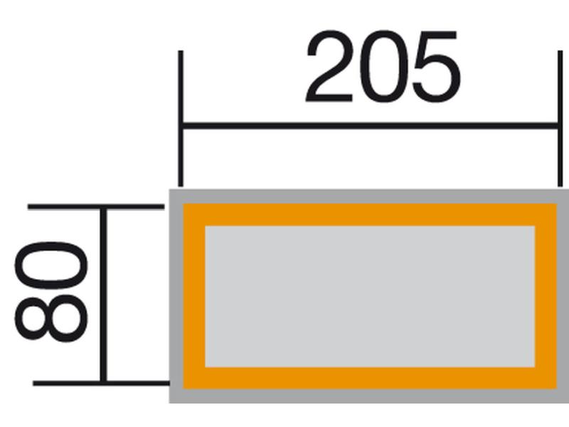 Weka Hochbeet 669 C 205 x 80 cm schwedenrot
