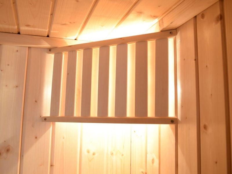 Weka Infrarot-Sauna-Kombikabine Uppsala mit Flächenstrahlern und Sauna-Bioofen 3,6 kW