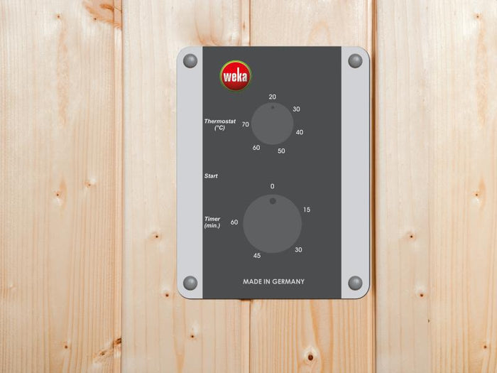 Weka Infrarotkabine Hamina 1 mit Glasfront