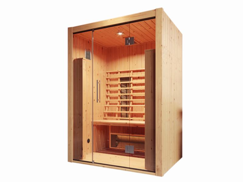 Weka Infrarotkabine Hamina 2 mit Glasfront