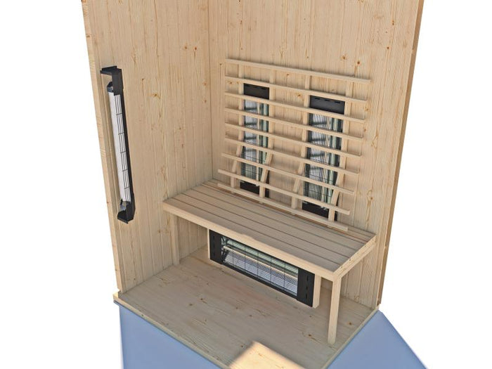 Weka Infrarotkabine Mila 1 mit Keramikstrahlern