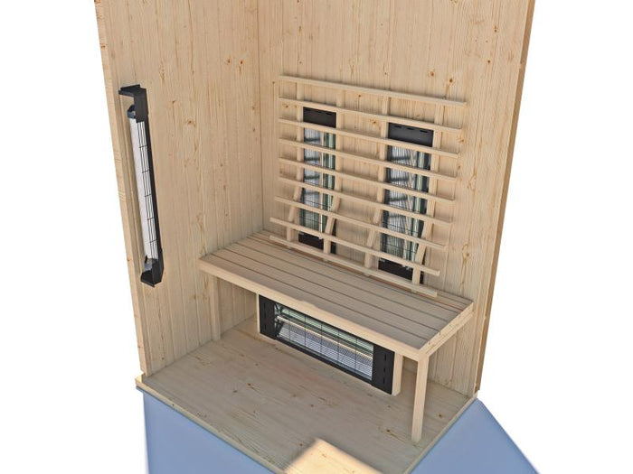 Weka Infrarotkabine Mila 2 mit Keramikstrahlern
