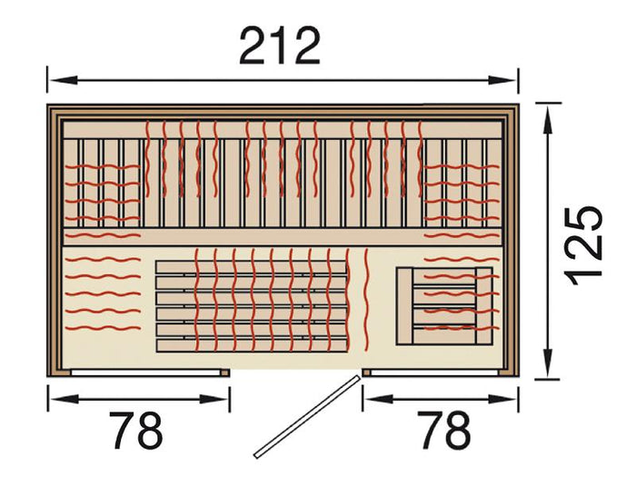Weka Infrarotkabine Osby 2