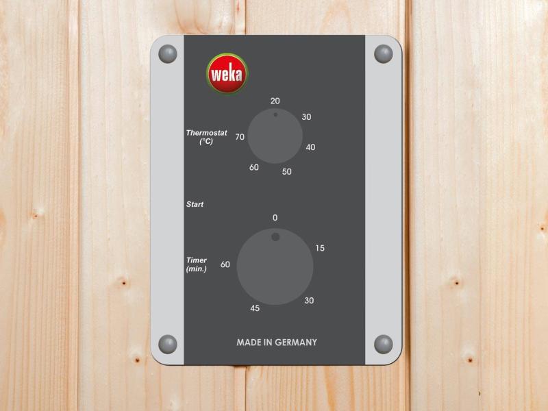 Weka Infrarotkabine Vaala 2 mit Keramikstrahlern