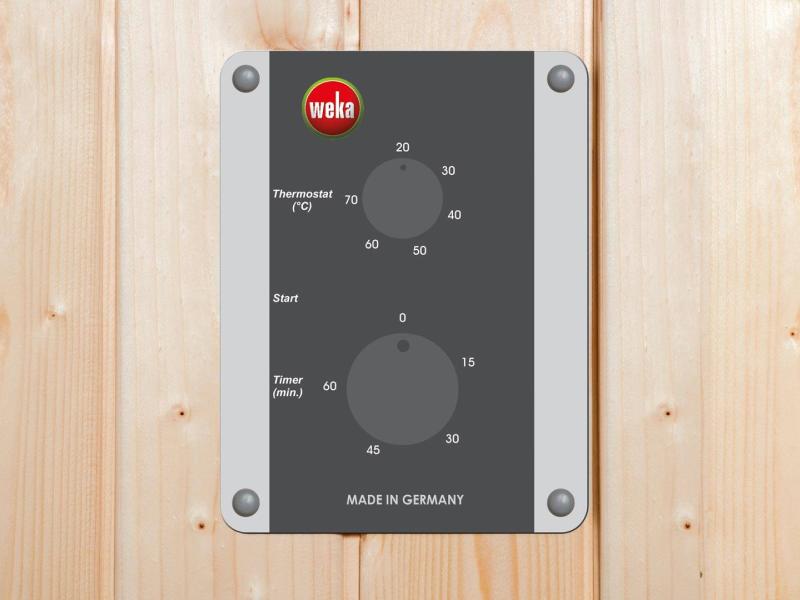 Weka Infrarotkabine Vaala mit Keramikstrahlern