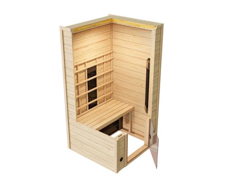 Weka Infrarotkabine Vaala mit Keramikstrahlern