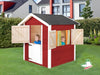 Weka Kinderspielhaus 818 rot / weiss