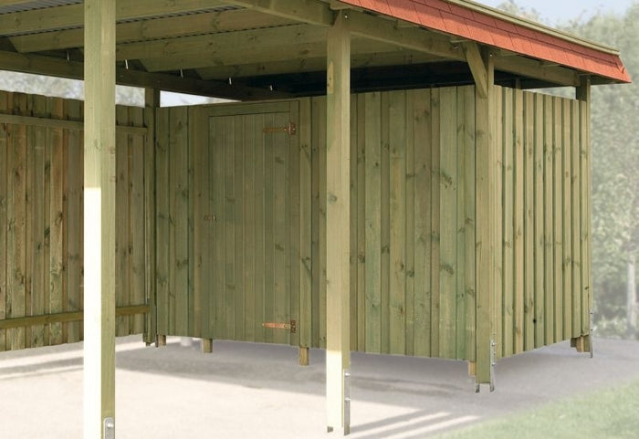 Weka Lagerraum für Leimholz-Carports Größe 2