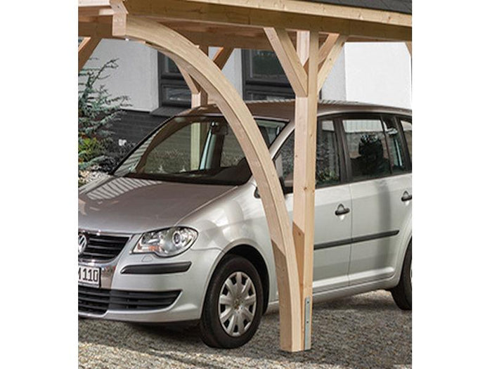 Weka Leimholzrundbogen für Leimholz-Carports