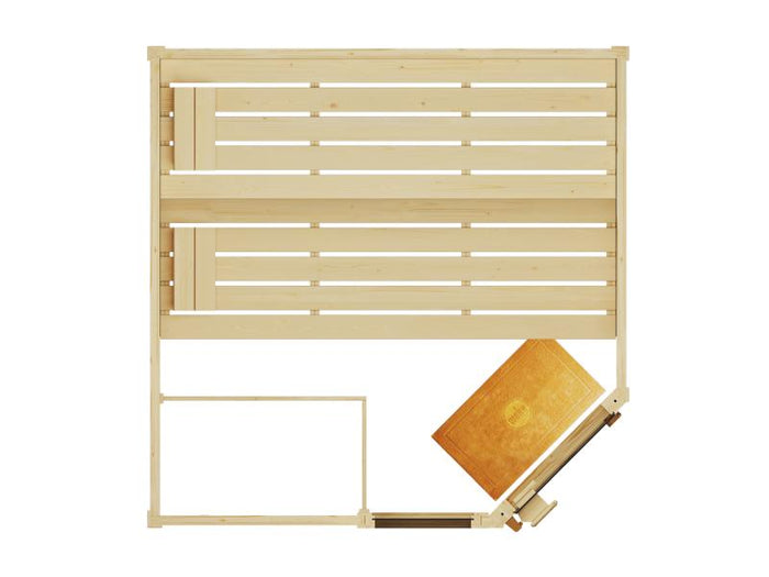 Weka Massivholzsauna 38 mm Valida Eck 1.8 GTF