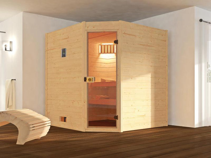 Weka Massivholzsauna 38 mm Valida Eck 2 GT
