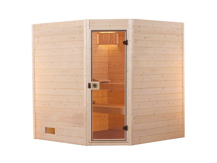 Weka Massivholzsauna 38 mm Valida Eck 2 GT
