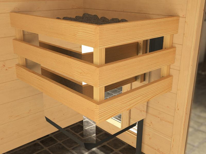 Weka Massivholzsauna 38 mm Valida Eck 2 GTF