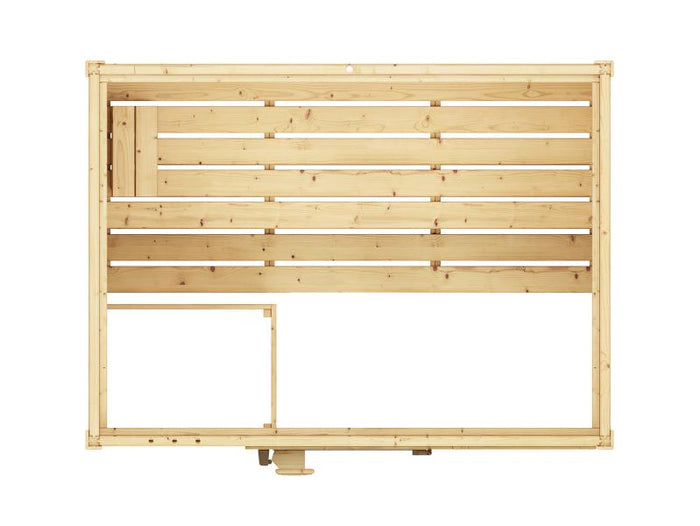 Weka Massivholzsauna Valida 2 GTF, inkl. 4,5 Bioofen digitale Steuerung (BioS), mit Fenster