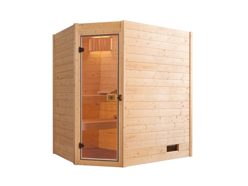Weka Massivholzsauna Valida Eck 1 GT