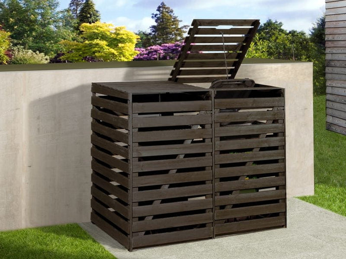 Weka Mülltonnenbox für 2 Tonnen in anthrazit