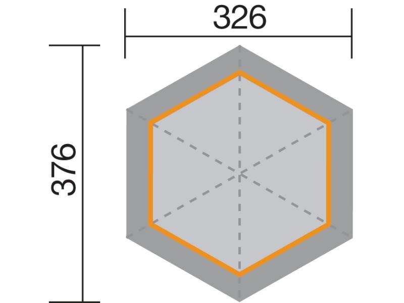 Weka Pavillon 656 Größe 1