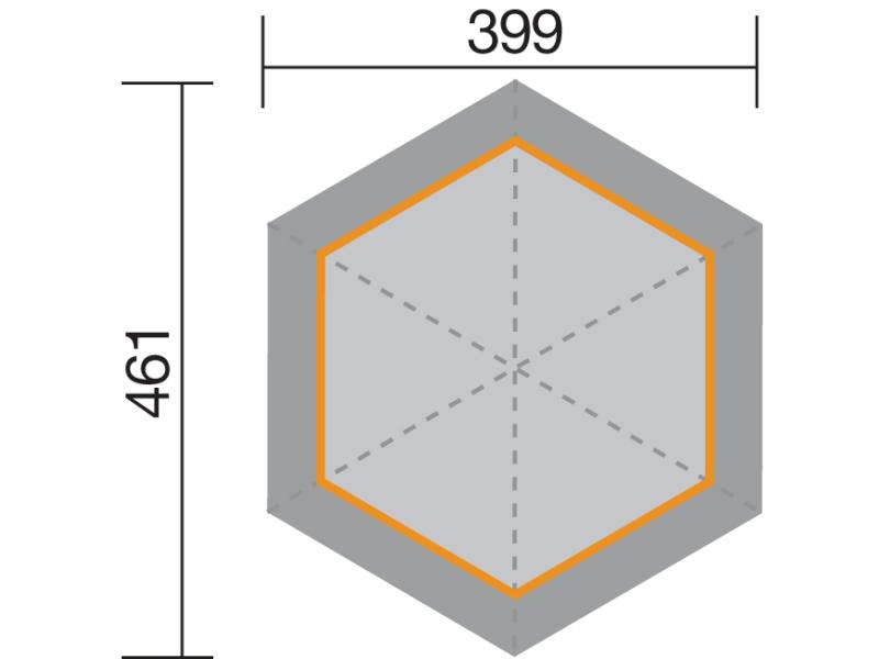 Weka Pavillon 656 Größe 2