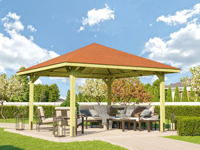 Weka Pavillon Gartenoase 651 A Größe 1 Sparset