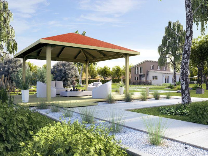 Weka Pavillon Gartenoase 651 A Größe 2 Sparset