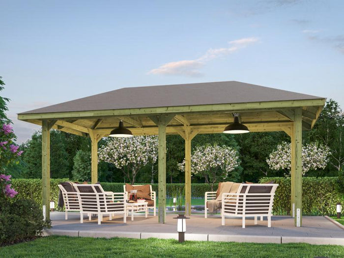 Weka Pavillon Gartenoase 651 B Größe 1