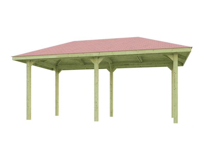 Weka Pavillon Gartenoase 651 B Größe 1 Sparset