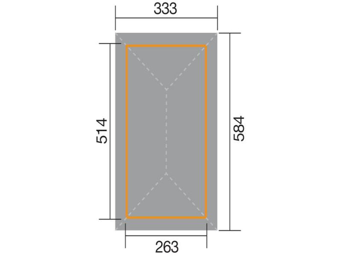 Weka Pavillon Gartenoase 651 B Größe 1 Sparset