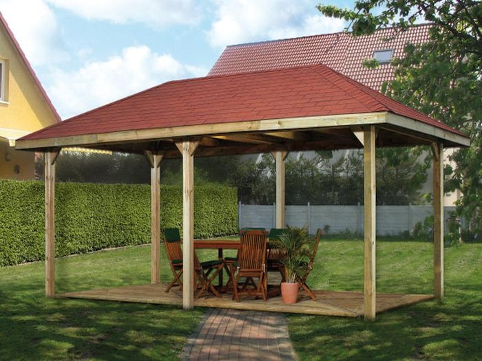 Weka Pavillon Gartenoase 651 B Größe 2 Sparset